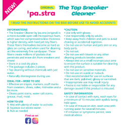 The Top Sneaker Cleaner by 'pa.stra